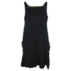 Thomas Burberry Dunkelblaues Kleid Marineblau