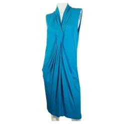 Diane Von Furstenberg DvF Vintage Baker Kleid Türkis