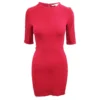 Diane Von Furstenberg Schmal Geschnittenes Rotes Kleid Mit Reißverschlüssen Unten