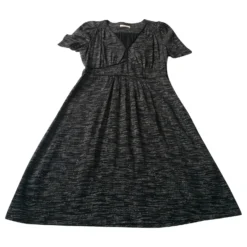 SESSUN Schwarz-Weiß-Kleid TM Neuwertig