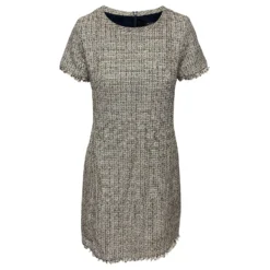Weekend Max Mara Tweed-Kleid Aus Mehrfarbiger Baumwolle Mehrfarben
