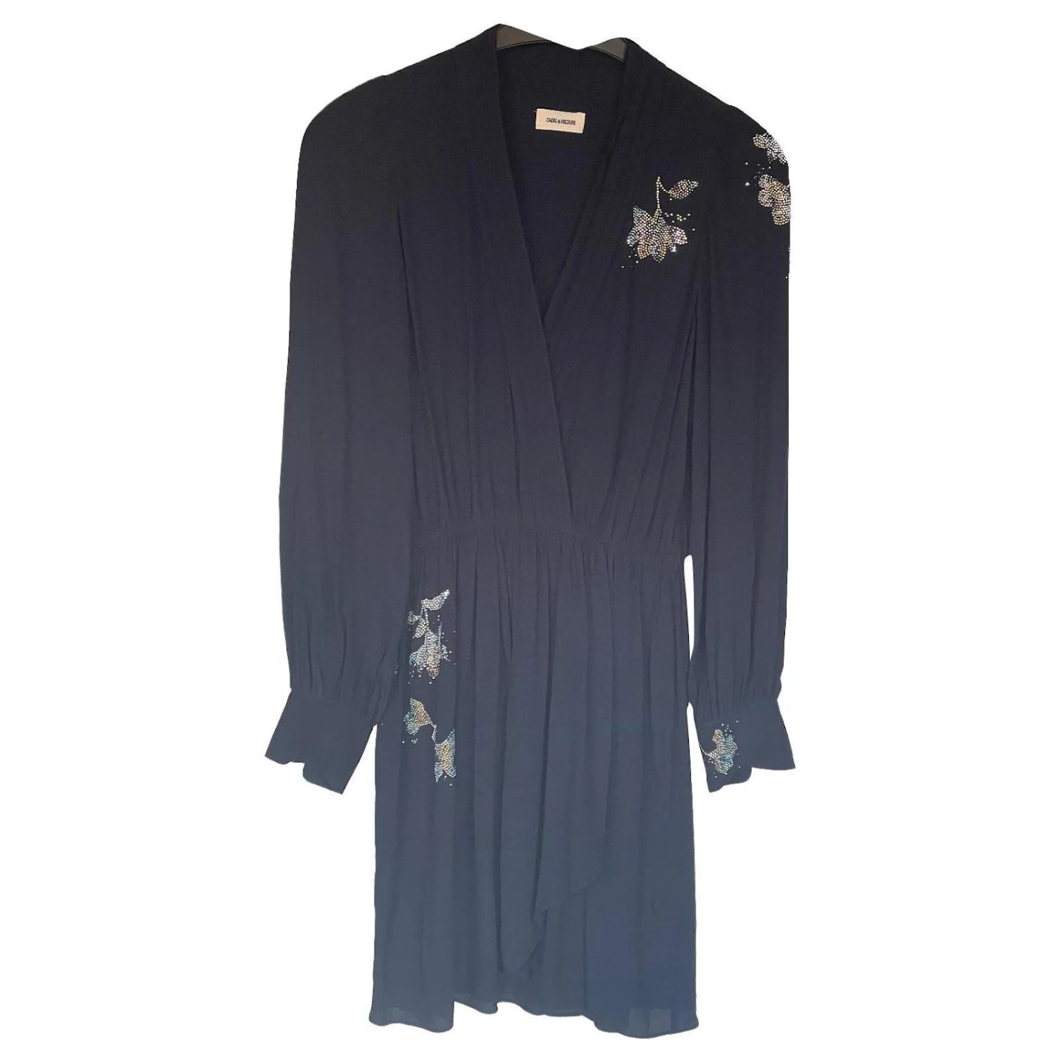 Zadig & Voltaire Strass Denken Sie Daran, Kleid Blau 1 Zadig & Voltaire Strass Denken Sie Daran, Kleid Blau